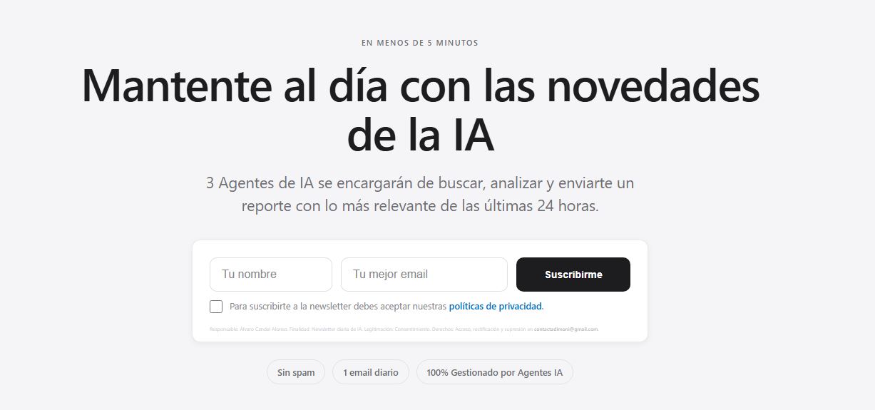 Newsletter gestionada por Agentes IA